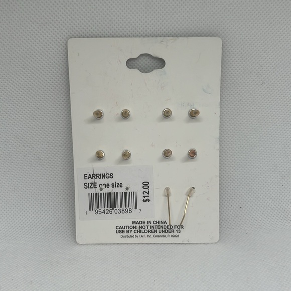 HALLOWEEN EARRINGS SET of 5 NEW JEWELRY HOLIDAY COSTUME ACCESSORIES - Picture 2 of 2